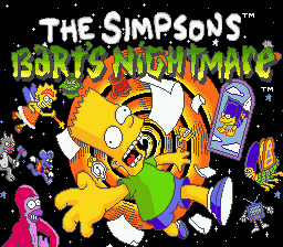 The Simpsons: Bart's Nightmare screenshot 2 for Sega Mega Drive